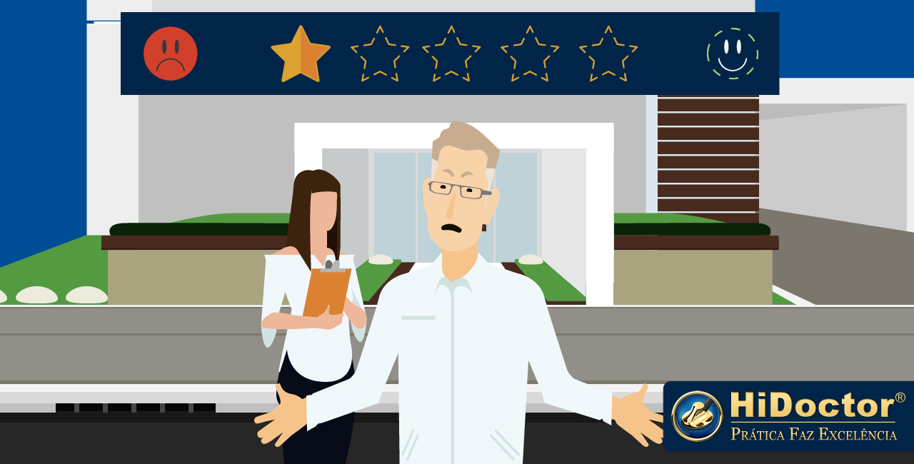 Como uma avalia&ccedil;&atilde;o online negativa prejudica seu consult&oacute;rio