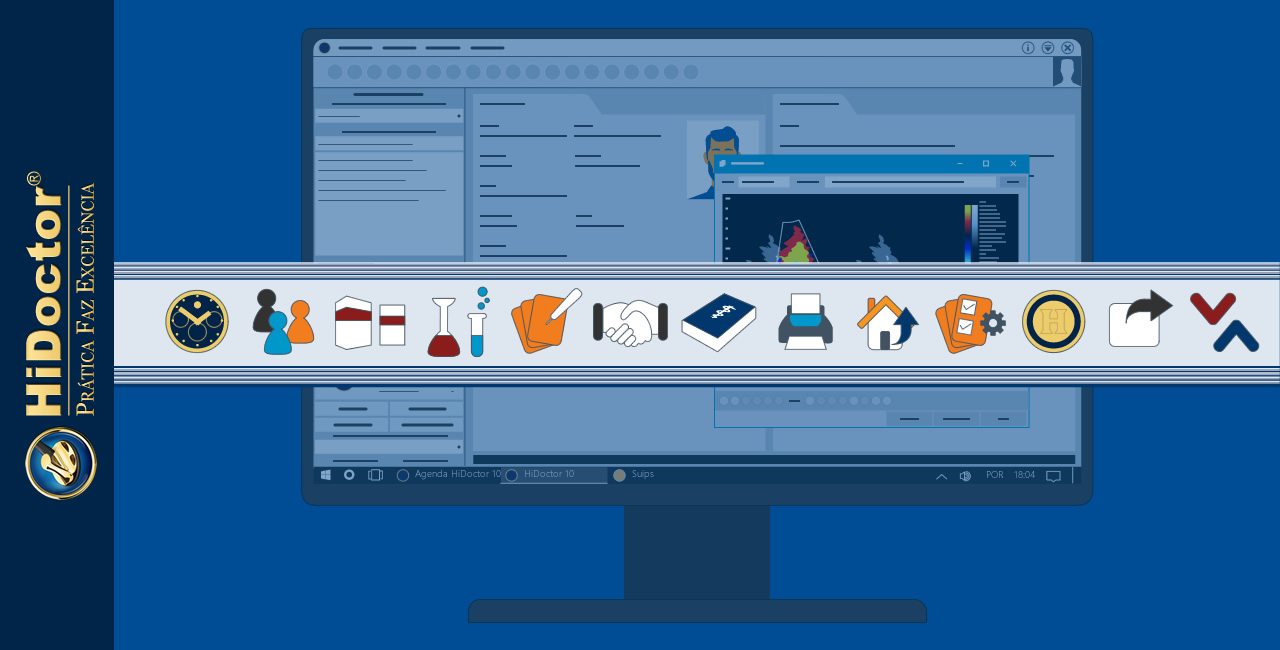 Interface do HiDoctor® – encontre rapidamente tudo que precisa utilizar